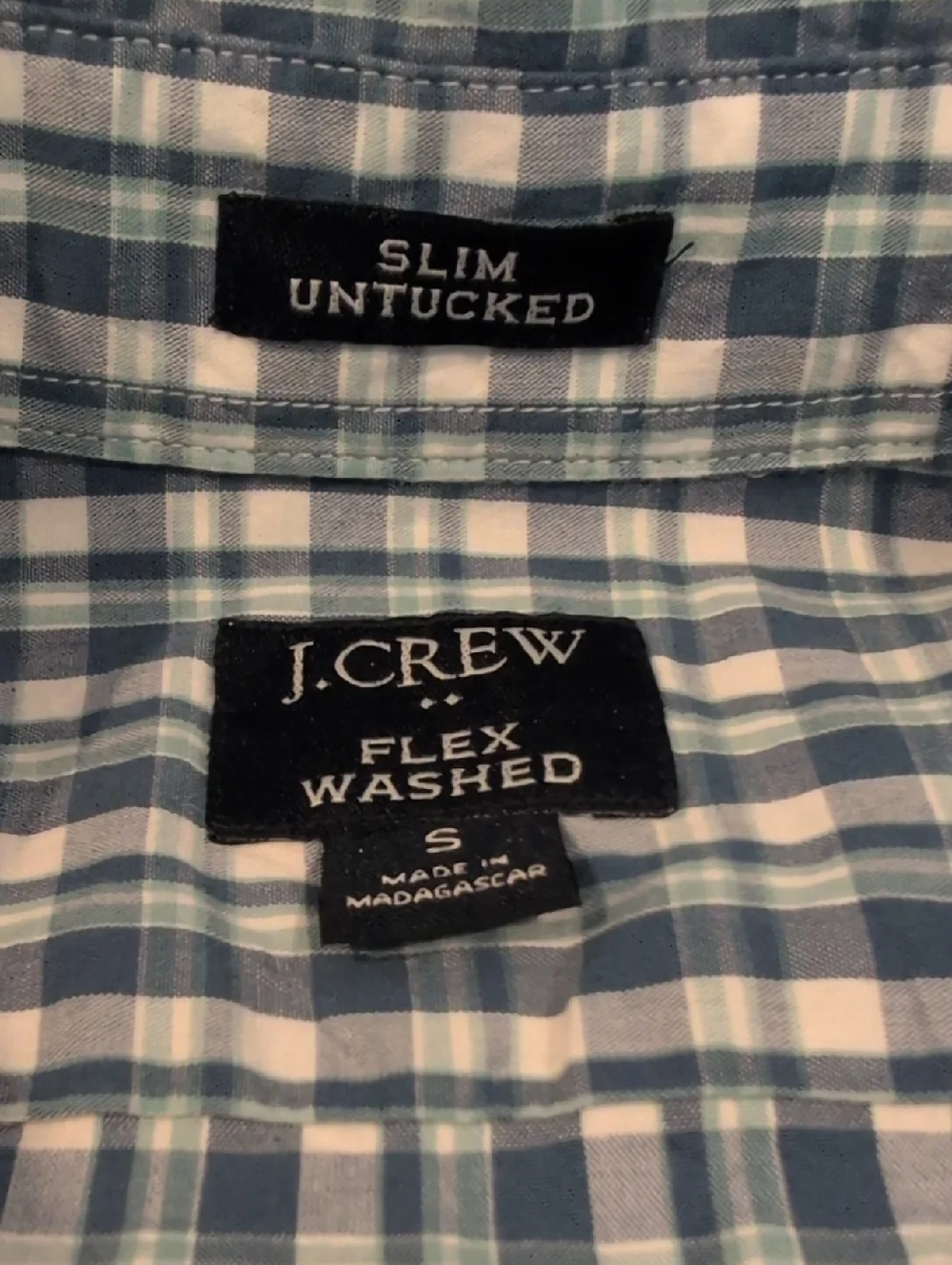 J. Crew Men's S Slim Untucked Flex Washed Long Sleeve Shirt Style #BP971 - Picture 2 of 15